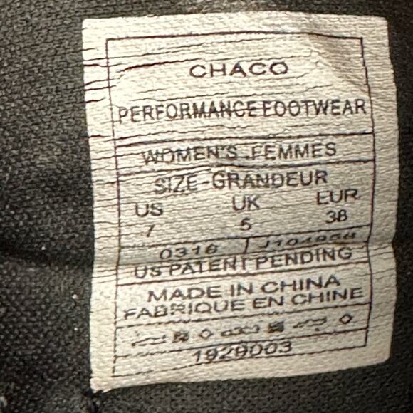 Chaco Outcross Evo Black Gray Water Shoes Size 7 Slip On Hiking Outdoor Athletic - Picture 10 of 10